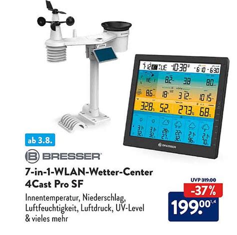 Bresser 7in1 wland wetter center 4cast Pro Sf Angebot bei ALDI SÜD