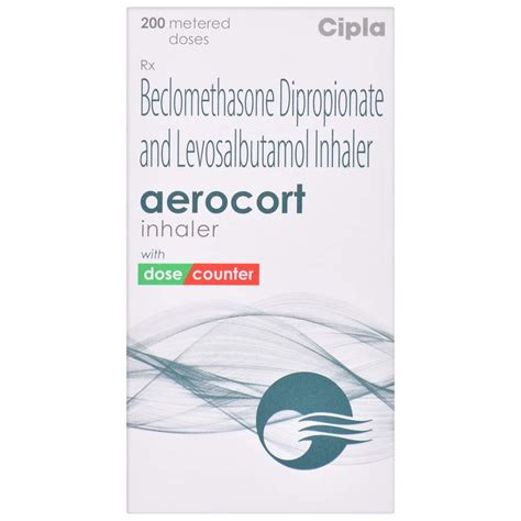 Aerocort Bottle Of Metered Doses Inhaler Amazon In Health