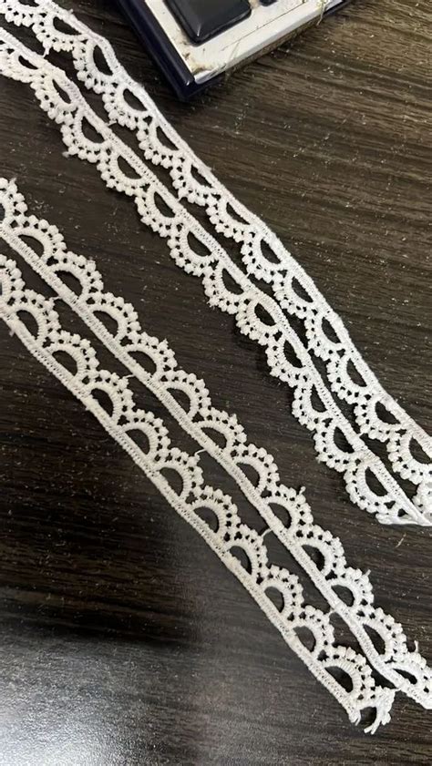 White Polyester Gpo Lace For Textile Industries At Rs Meter In Surat