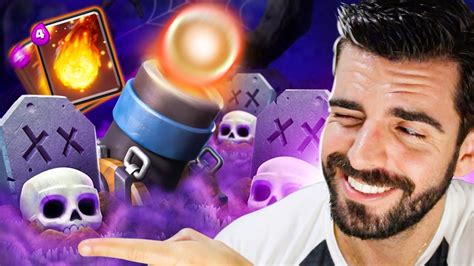 ESSE DECK DE MORTEIRO CEMITÉRIO VAI TE SURPREENDER NO CLASH ROYALE