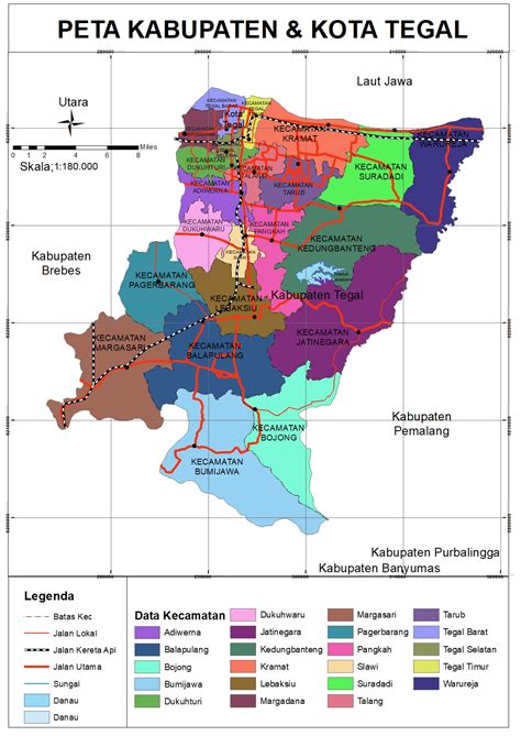 PETA KABUPATEN & KOTA TEGAL