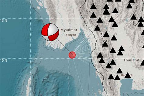 Myanmar earthquake felt in Thailand