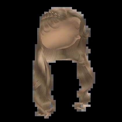 Wavy Middle Part W Braid Blonde Roblox Item Rolimon S