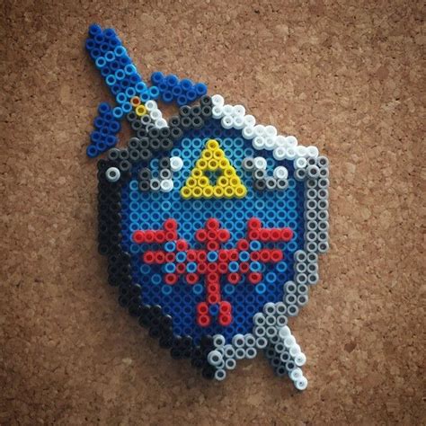 Legend Of Zelda Perler Beads By Halemark Handcraft Legend Of Zelda