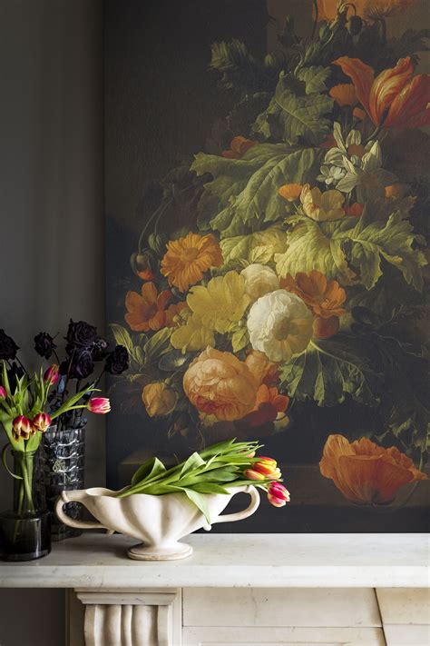 Peony Wall Mural Uk - Mural Wall