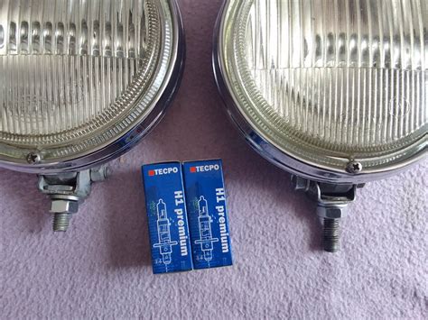 Hella Halogen Chrom Fog Lights Vw Beetle Bus Porsche Mercedes Ebay