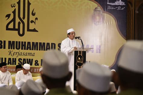 Imam Besar Masjid Istiqlal Prof Dr KH Nasaruddin Umar Hadiri Isra Mi