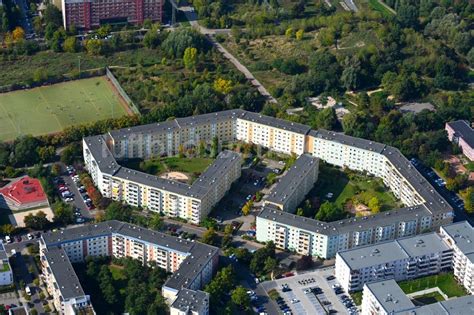 Berlin Von Oben Plattenbau Hochhaus Wohnsiedlung Albert Kuntz