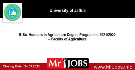 B Sc Honours In Agriculture Degree Programme 2021 2022