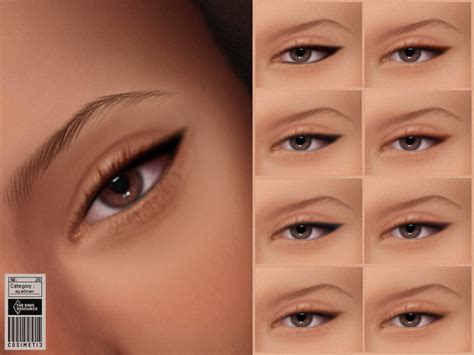 The Sims Resource Natural Eyeliner N Trucs De Maquillage