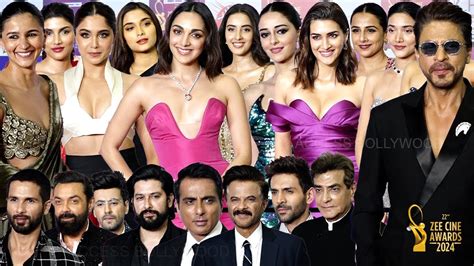 22nd Zee Cine Awards 2024 Shahrukh Khan Alia Kiara Ananya Panday