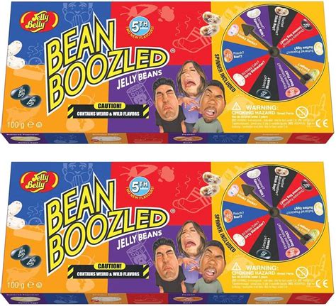 Jelly Belly Beanboozled Jelly Beans Spinner T Box 5th Edition 20 Assorted Flavours 2 Box