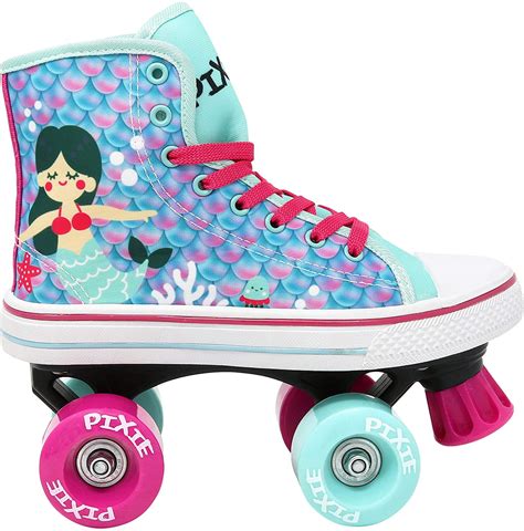 Lenexa Roller Skates For Girls Pixie Mermaid Kids Quad Roller Skate