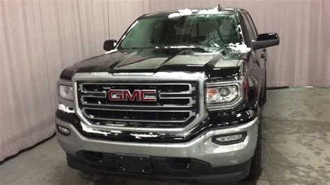 2017 Gmc Sierra 1500 Sle 4wd Crew Cab All Terrain Z71 Suspension Black Oshawa On Stock 170480