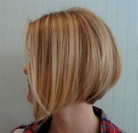 Back View of Angled Piecey Bob haircut | Haircuts