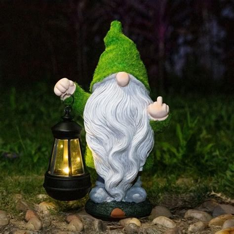 Nezababy Funny Garden Gnome Outdoor Statues Naughty