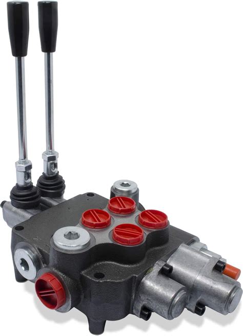 Monoblock Hydraulic Directional Control Valve 2 Spool W Single Float Detent 21 Gpm