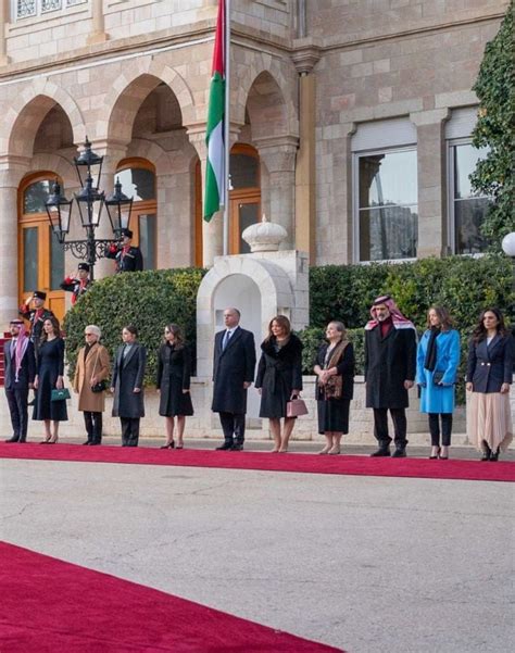 The Royal Family of Jordan at King Abdullah's silver jubilee