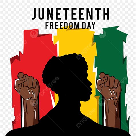 Juneteenth Day Clipart Transparent Background Juneteenth Freedom Day