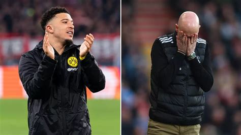 Jadon Sancho Has Dealt Erik Ten Hag And Man Utd Major Blow After Borussia Dortmund Beat Atletico