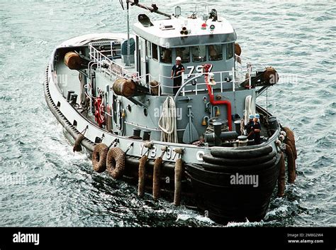 Steuerbord Bugblick Auf Den Gro En Hafenschlepper Tamaqua Ytb