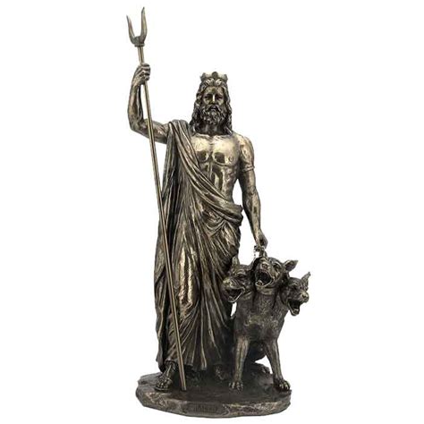 Hades Bronze Statue - WU-1452 - Medieval Collectibles