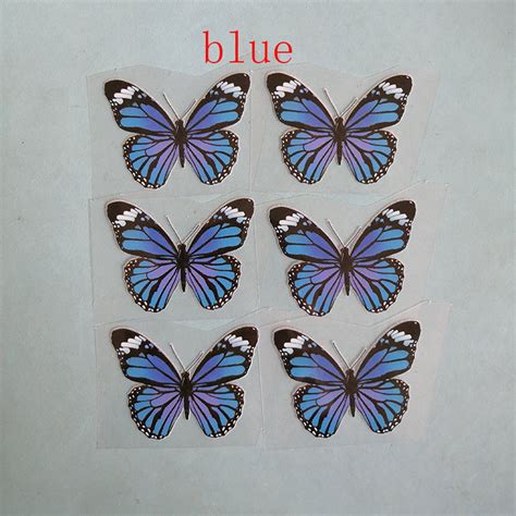 3 Color Mix Butterfly Iron On Stickers For Custom Air Force 1 Etsy