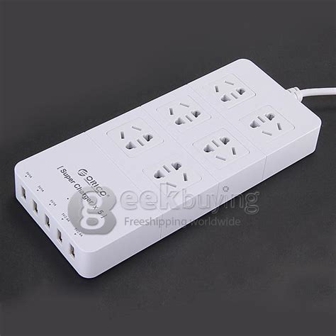 Multi Functional Orico Hpc A U Ports Anti Surge Socket With Ports