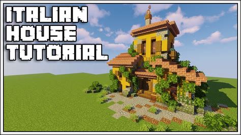 Minecraft 114 Italian House Tutorial Youtube