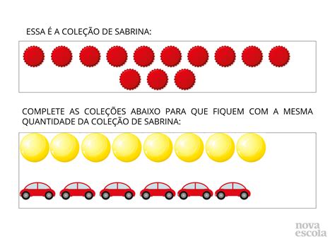 Representando E Comparando Quantidades De Cole Es Diferentes Planos