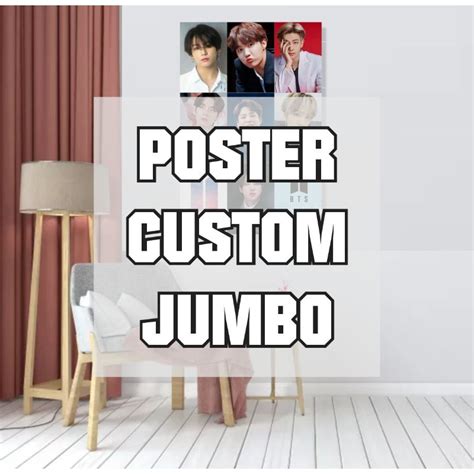 jual cetak poster jumbo custom poster dinding  aa
