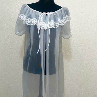Vintage Lingerie Sheer Lingerie White Lingerie Sheer Dress Minx And Onyx San