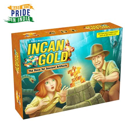 Buy Incan Gold only at Board Games India - Best Price, Free and Fast Shipping