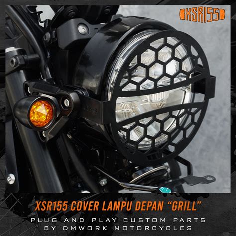 Jual Xsr Cover Lampu Grill Penutup Lampu Depan Shopee Indonesia