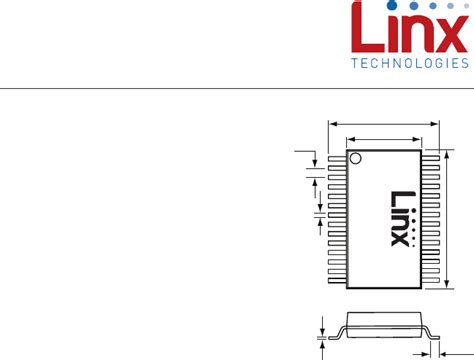 DS Encoder Decoder Datasheet By Linx Technologies Inc Digi Key