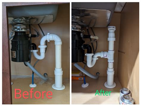 Fixed under sink plumbing. How'd I do? : r/Plumbing