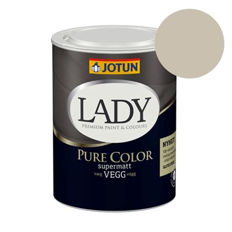 TILBUD Jotun Lady Pure Color 0 68 l Vægmaling Farve 12075 Soothing