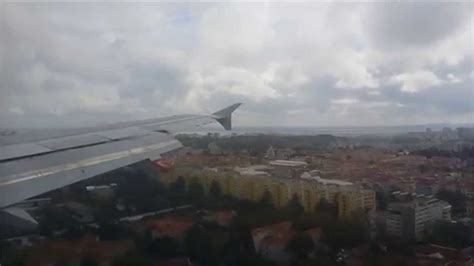 Lisbon Airport Landing Tap Airlines Portugal Airbus A319 From Faro