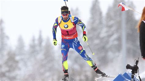 Biathlon Martin Fourcade Sacr Champion Du Monde De Poursuite Sa