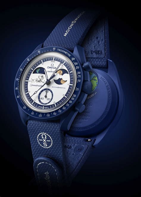 omega  swatch moonswatch mission  earthphase moonshine gold