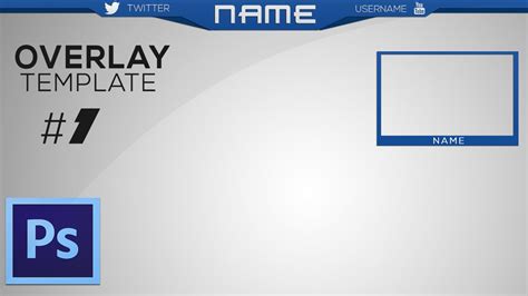 NEW FREE Twitch/Youtube overlay template + Speed Art [HD] 2015 - YouTube