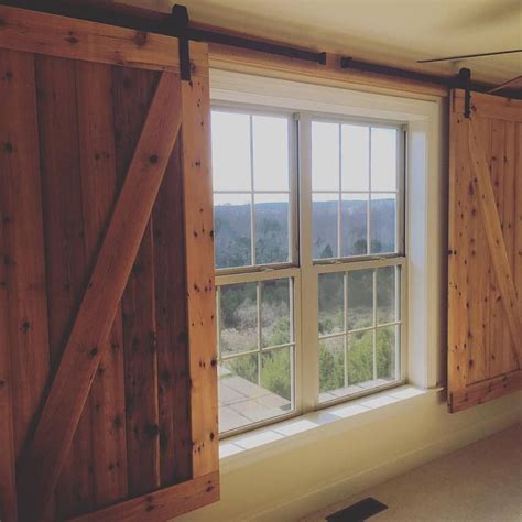 Barn Door Window Treatments