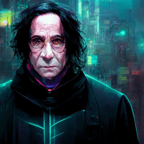 Harry Potter cyberpunk style by AI