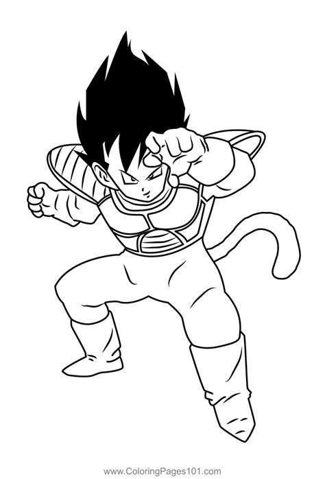 Vegeta Ssj3 Coloring Pages