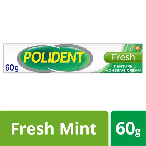 Polident Denture Adhesive Cream Fresh Mint 60 g | Amals Discount Chemist