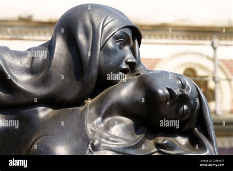 Cimitero Monumentale Historic Cemetery In Milan Lombardy Italy A