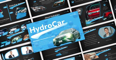 Hydrocar Modelo De Powerpoint Automotivo Templatemonster