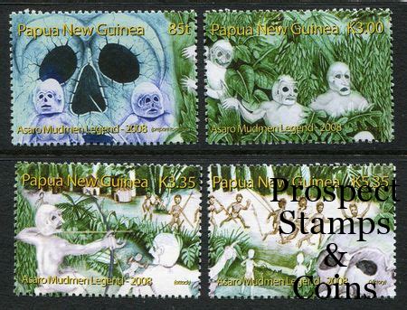 Stamps World Papua New Guinea MUH Stamps 2008 Asaro Mudman 4