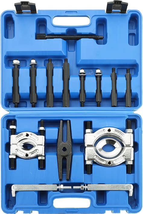 DASBET 14PCS Bearing Separator Puller Set 2 And 3 Splitters Remove