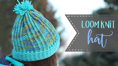 Easy Loom Knit Hat Tutorial Knit Purl Stitches EssyJae